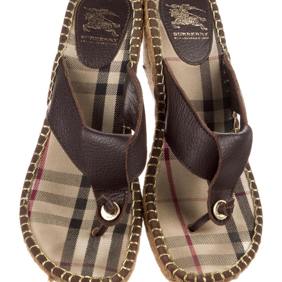 Burberry Leather Espadrilles - Picture 4 of 5